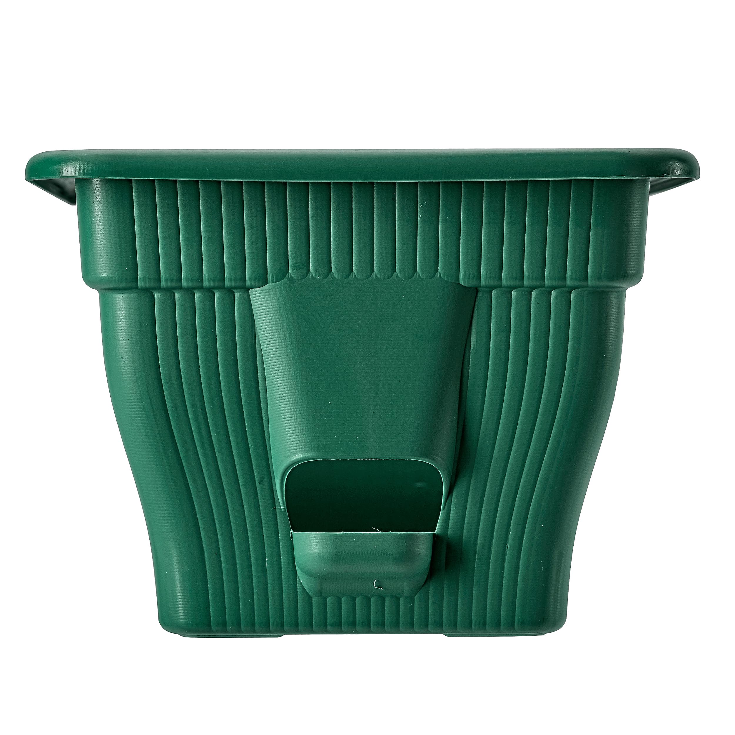 Balkonkasten 100 cm Wasserspeicher 25 L Pflanzkasten Grün 6er Set Balkon | BURI Pflanzeinsatz wetterfest aus Kunststoff für Blumenkasten, Balkon, Terrasse und langlebige Bepflanzung im Außenbereich