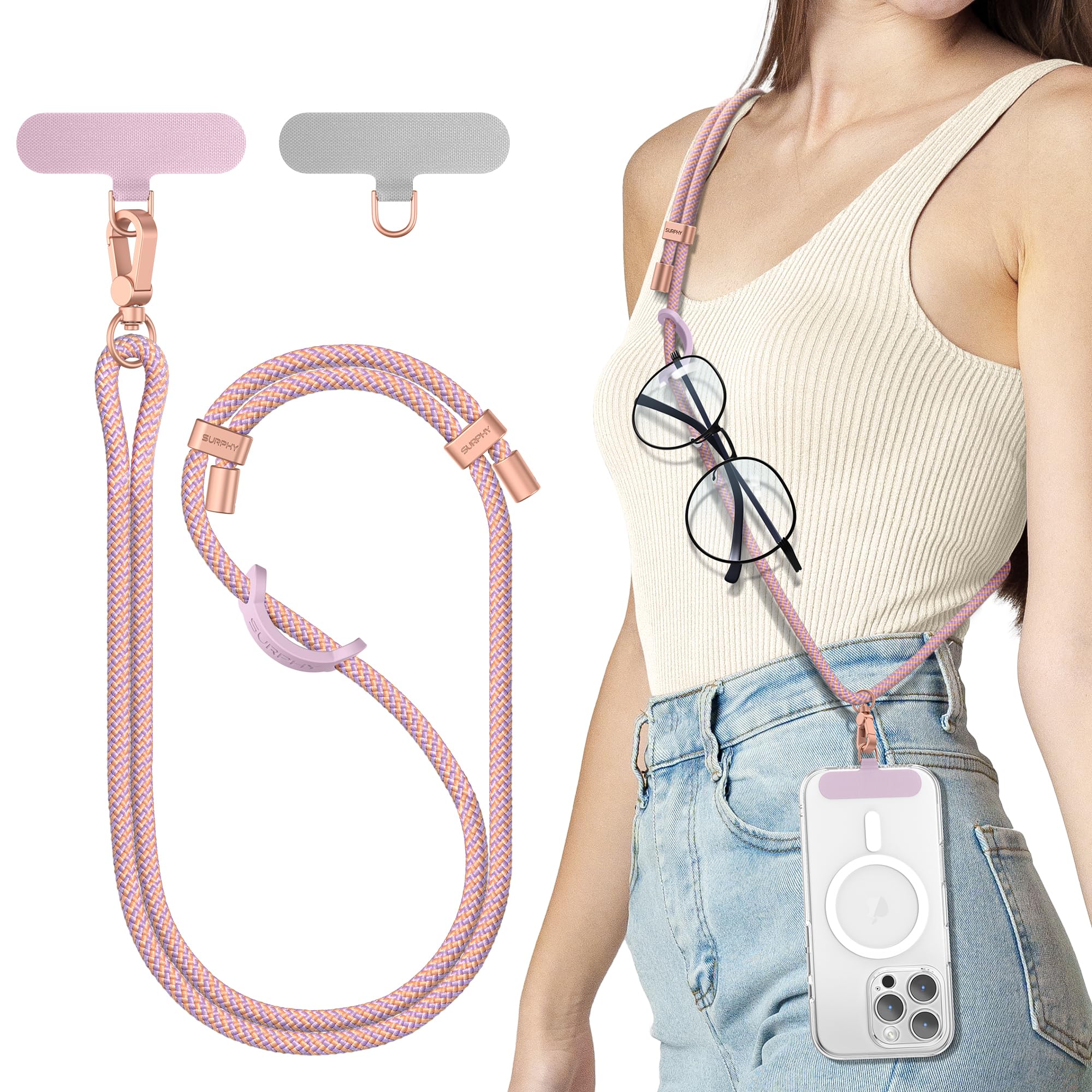 Amazon.com: SURPHY Phone Lanyard for Cellphone Case, Phone