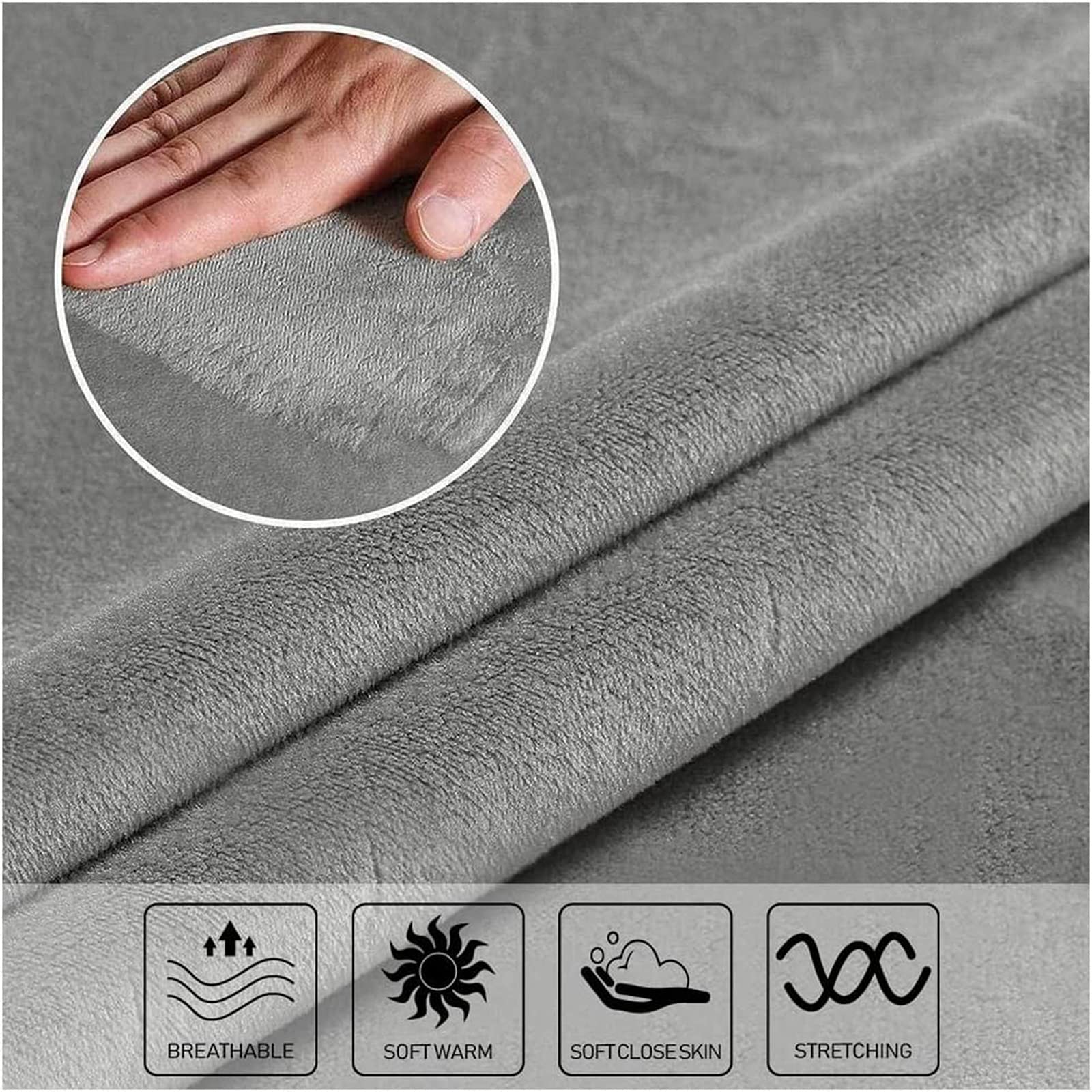 Fundas para sillas de Comedor, Fundas de Terciopelo con reposabrazos, Cubiertas con Respaldo Curvo para Cocina, Lavables,A,4 Piezas