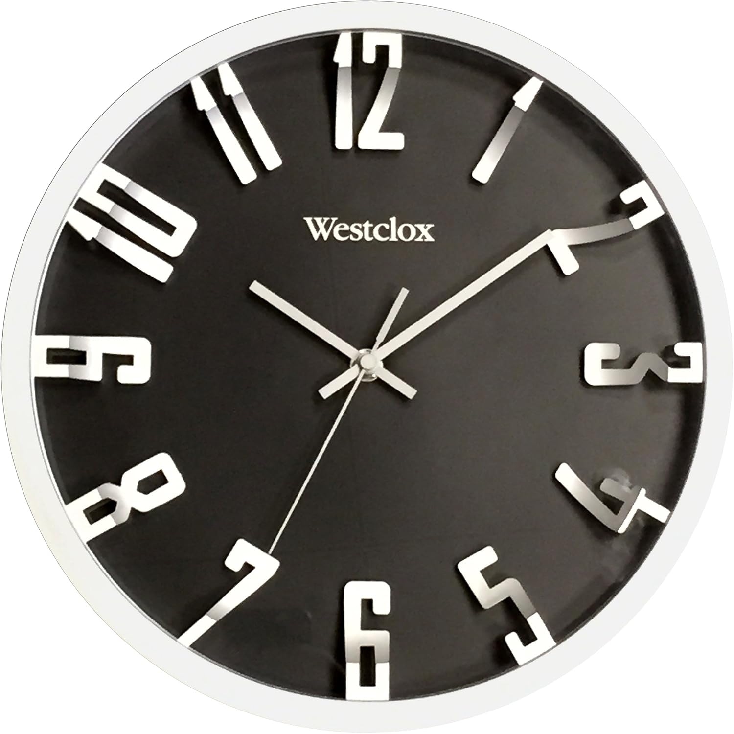 Amazoncom Westclox 32913 Round 3d Number Wall Clock