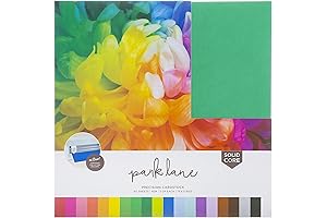 Premium Cardstock 12x12 Textured | 60 Sheets of Embellished Scrapbook Paper
