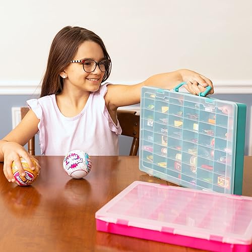 Miniatura 9 de Estuche de almacenamiento de juguetes de plástico compatible con Mini Brands Collector Toys, Shopkins, Real Littles y LOL Surprise Series 1, 2, 3,