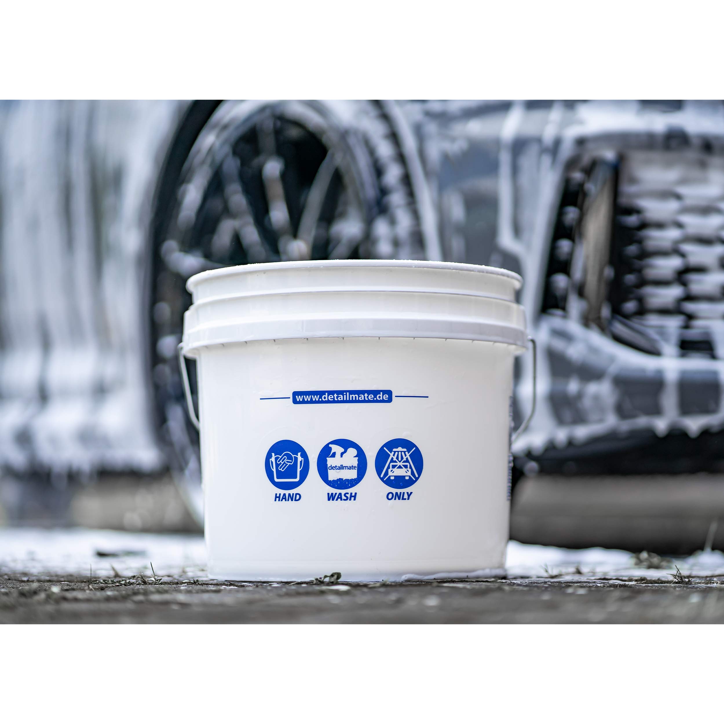 Detailmate Set GritGuard Per Secchio Da 12 Pollici - Inserti Per Lavaggio Auto Anti Graffio - Colore Blu, 2 Pezzi - 2