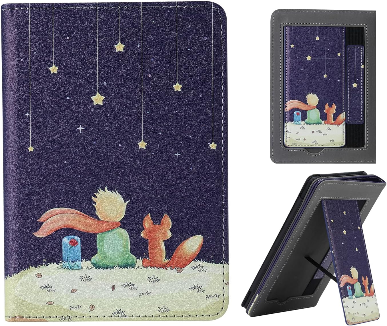 Liseuse Amazon Kindle Étui Pour Kindle (10e Génération - Sortie 2019), Coque Intelligente En Cuir PU Avec Support Et Sangle De Main, Ne Convient Pas Pour Kindle Paperwhite 10e Génération 2018 - 14