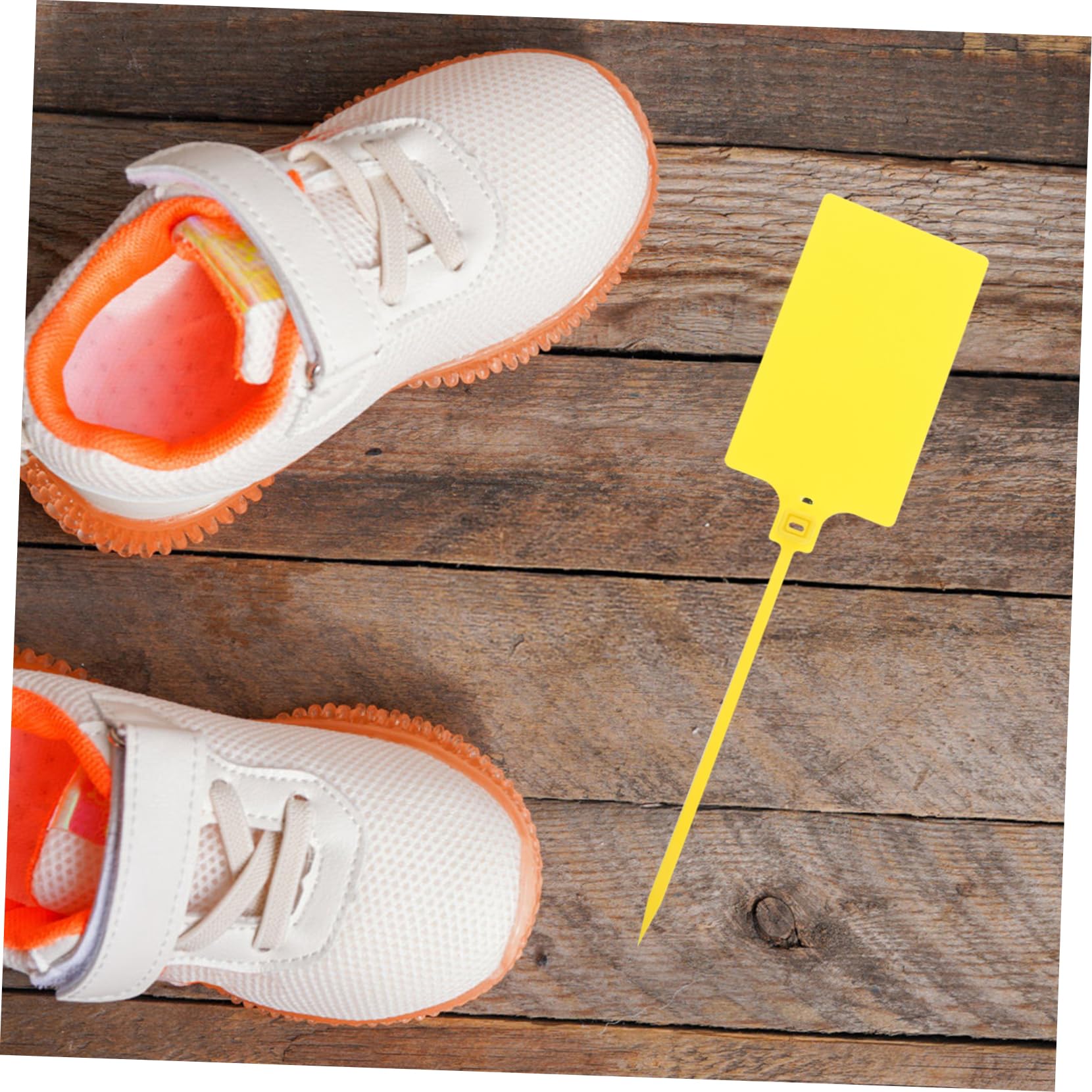 Hohopeti 100pcs Plastic Logistics Tags Labels Hanger Tags Key Label Large Mailing