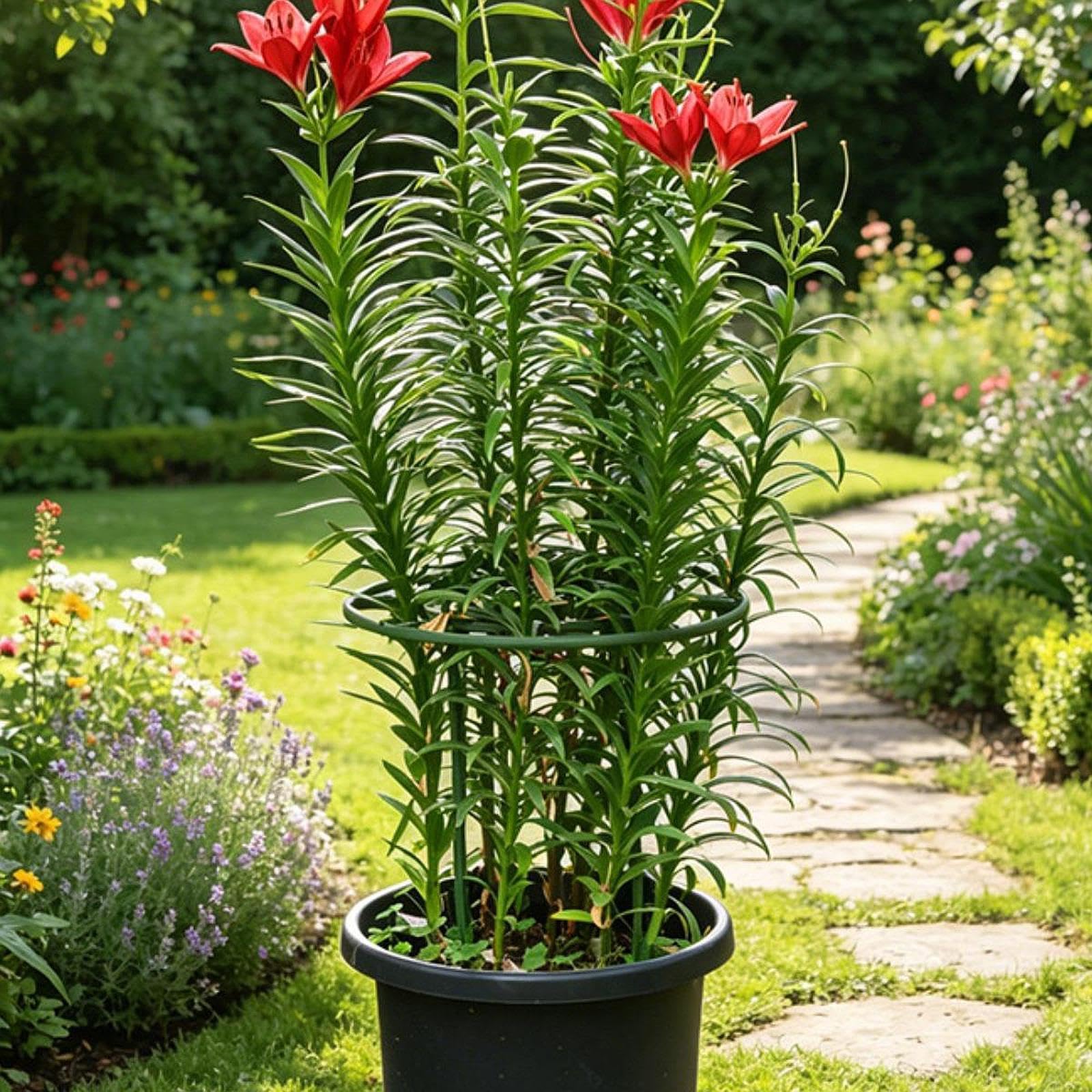 2 Pezzi Trellis Piante Rampicanti Supporto Arrampicata Struttura Durevole Metallo PP per Viti Orto Balcone Casa Patio Terrazzo Interno Es, 30cm X 40cm