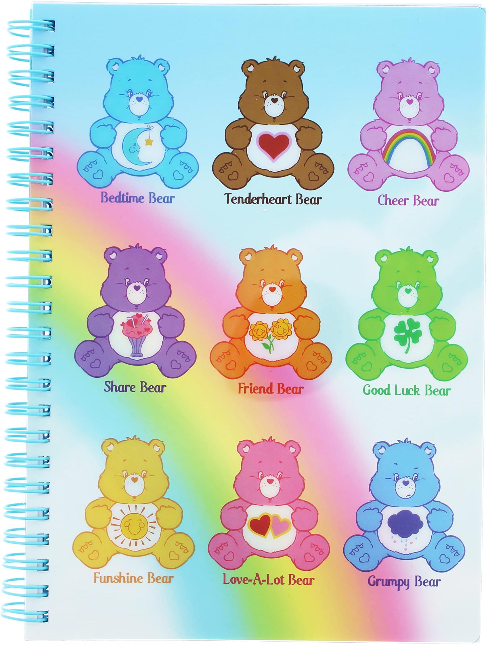 Care Bears A5 Notebook | Writing Pad for Kids | Cute Notepad | Care Bears Stationery Gift | Back to School Supplies