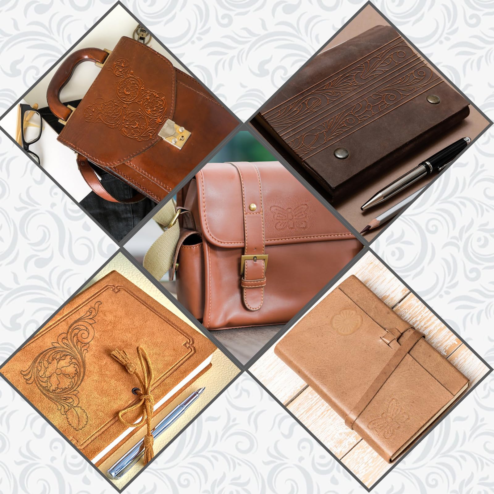 Leather Stamping Tools Kit - DIY Leather Crafts -7