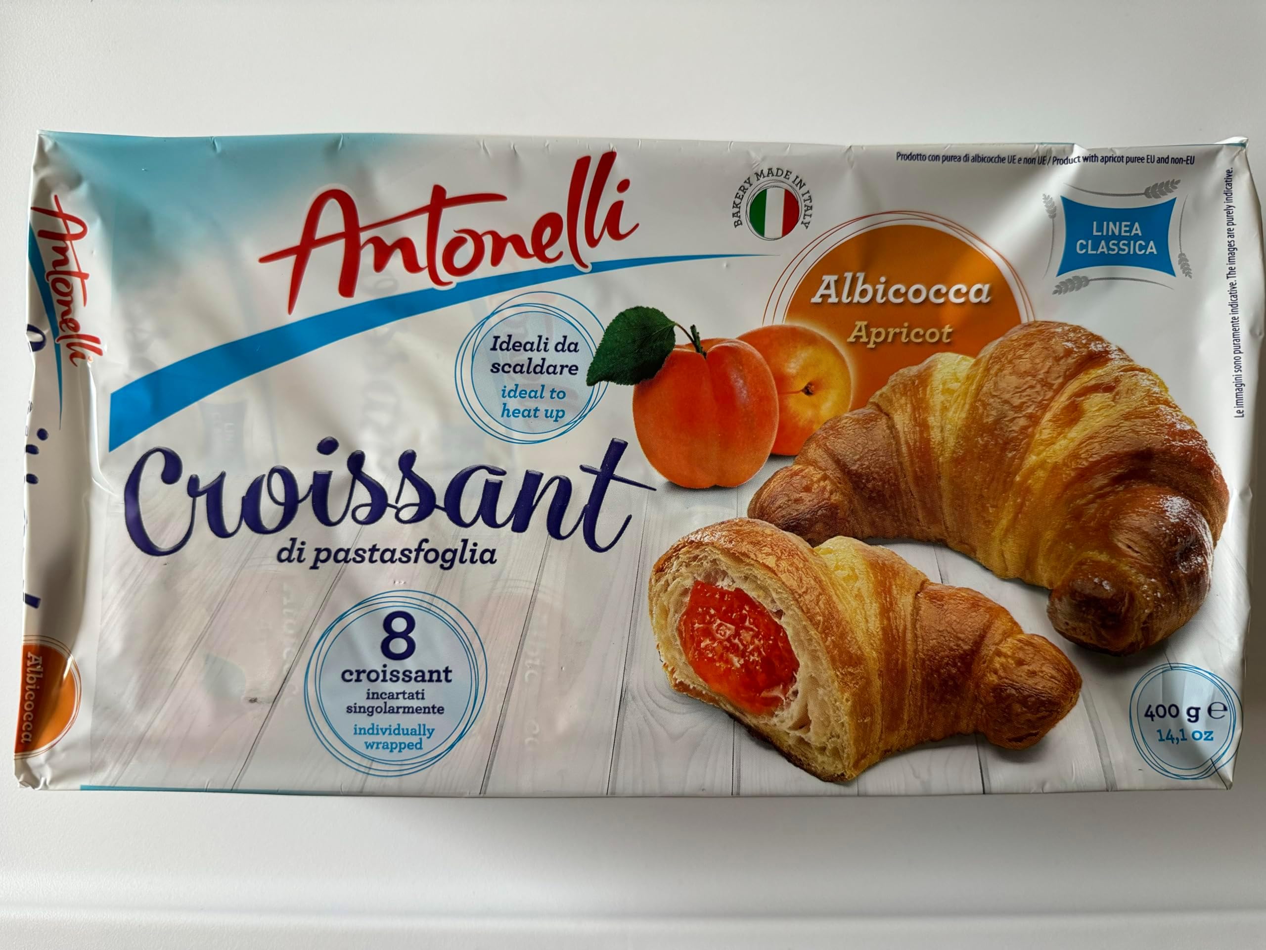 Antonelli Croissants with Apricot Filling 400g