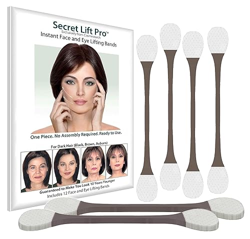 Secret Lift Pro - Levantamiento facial y ojos cabello oscuro