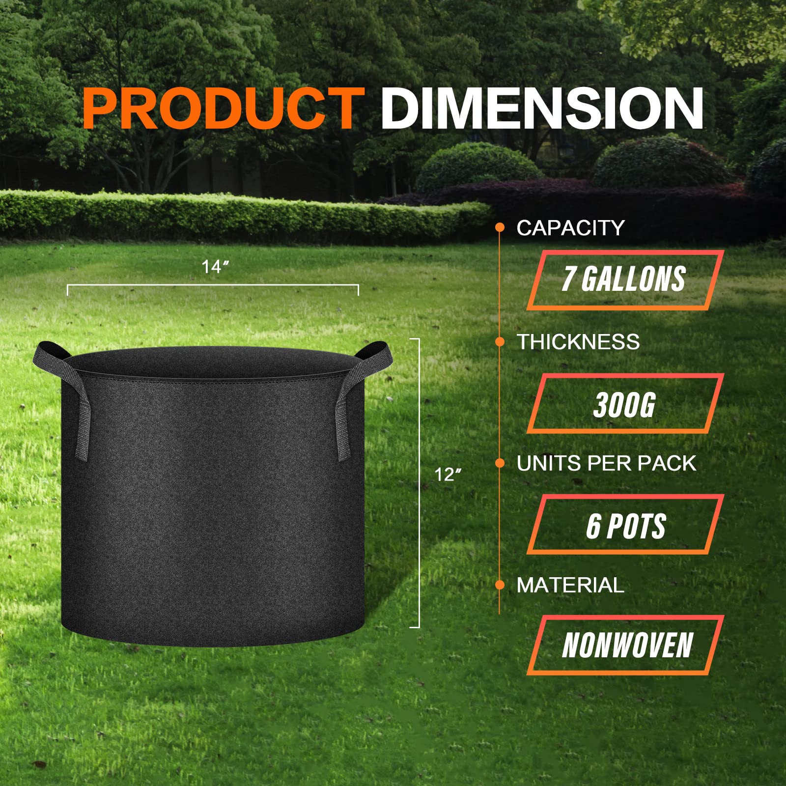 iPower Contenitore di aerazione resistente per giardino e piantare