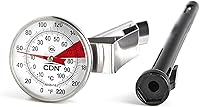 Vista 7 de CDN ProAccurate® Termómetro de lectura instantánea para espumar bebidas con clip para medición precisa de temperatura, vástago de acero inoxidable