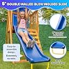 Patrocinado Patrocinado Estás viendo este anuncio basado en la relevancia del producto para tu búsqueda. Deja comentarios sobre el anuncio Sportspower Augusta Columpio de madera de cedro para niños de 3 a 8 años, juego de patio trasero al aire libre con 2 columpios de tela, fuerte con toldo, estructura A resistente con resbaladilla de 6 pies, kit de anclaje de regalo 3
