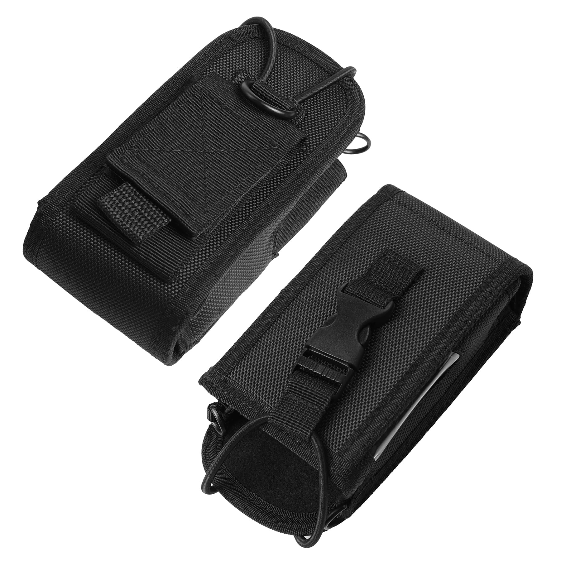 SUNDELY Carrying Case Holder Holster Pouch Bag Compatible with Motorola Radio GP328 GP340 GP380 DP1400 DP3400 DP4600e DP4601 DP4800 HT1250 PR860 PRO7150 (Nylon Case with Adjustbale Belt Loop & Strap) - Image 2
