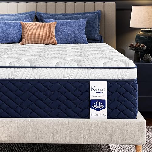 Extra Firm Queen Mattress 10 Inch - Hotel Collection Hybrid Mattress with 7-Zone Support for Spinal Alignment & Back Pain Relief, 365-Night Trial, CertiPUR-US & Fiberglass-Free
