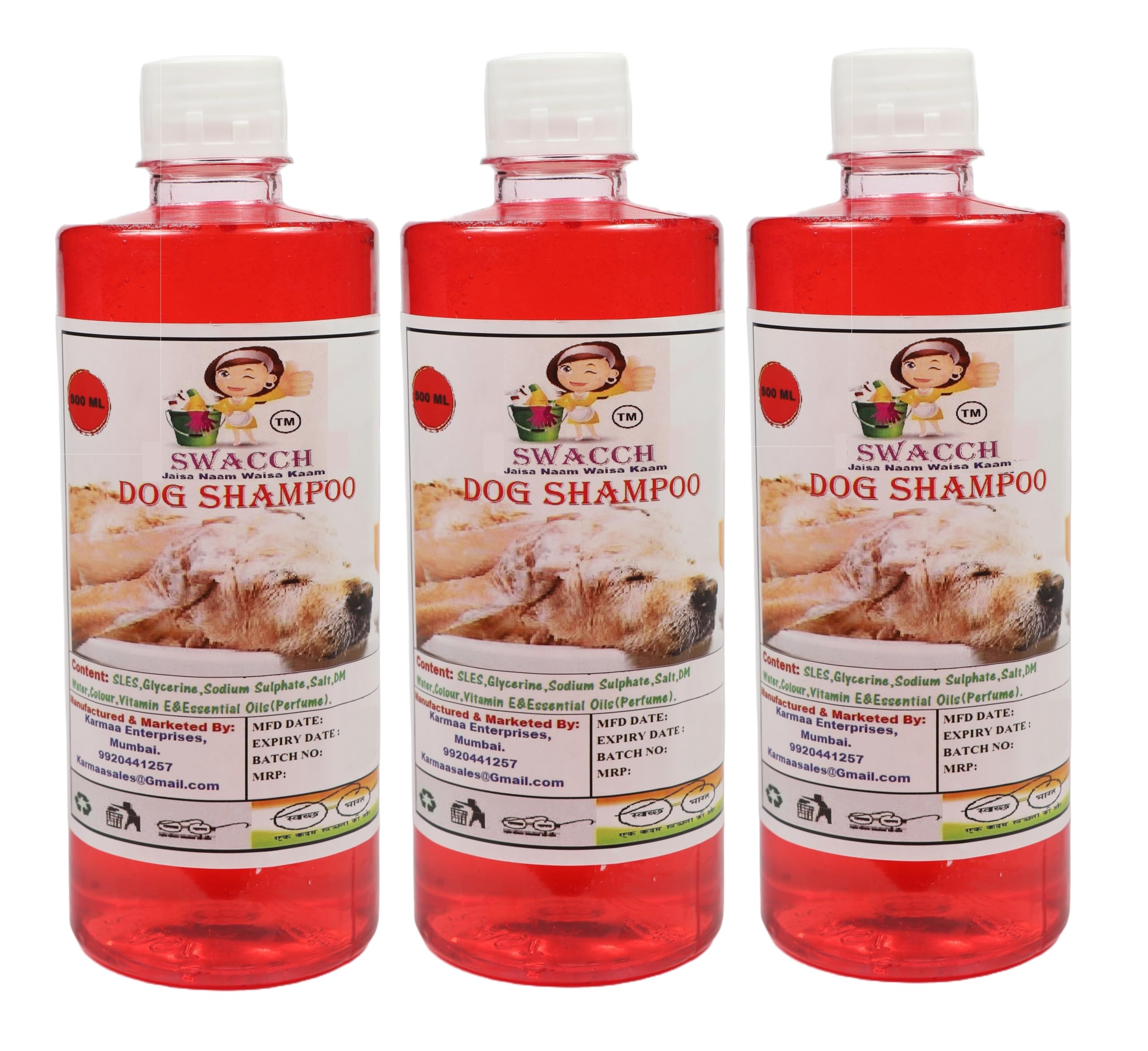 SWACCH Dog Shampoo (500ML) (Combo Pack of 3) Jasmine (B0BB2VVCZF) Amazon Price History, Amazon Price Tracker