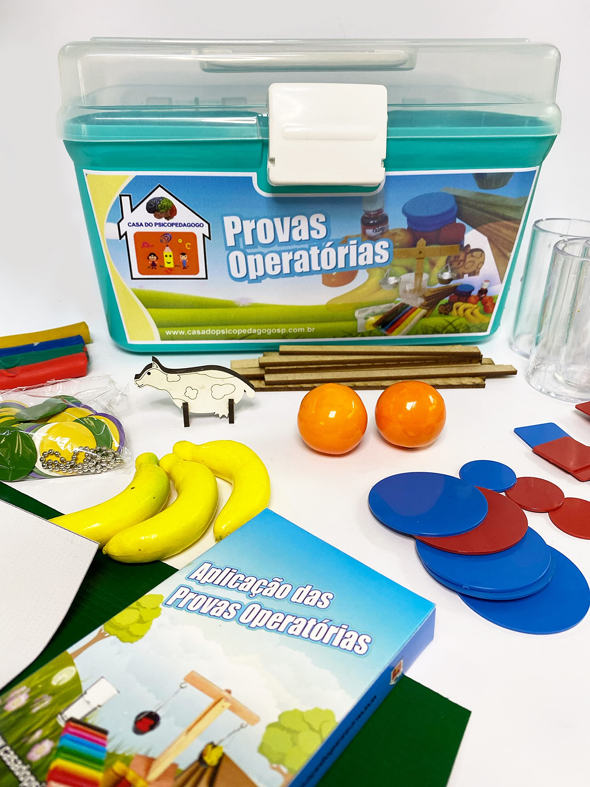 Kit De Provas Piagetianas (14 Provas Operatórias Caixa Plastica ...