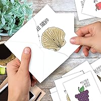 Vista 6 de The Best Card Company - Juego de 10 divertidas tarjetas de notas de humor en blanco surtidas para todas las ocasiones de 4 x 5.12 pulgadas