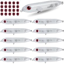 Demon Dragon Catfish Floats Catfish Rattling Line Float Rig Catfish Spook Rattle Floats for Santee Rig Catfishing Lure Blank Unpainted Fishing Lures 10/20 Pack