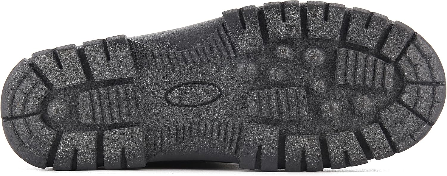 Mens Cold Weather Snow Boot, Waterproof Insulated, Fur Lined, Slip-Resistant, Sizes 10-13