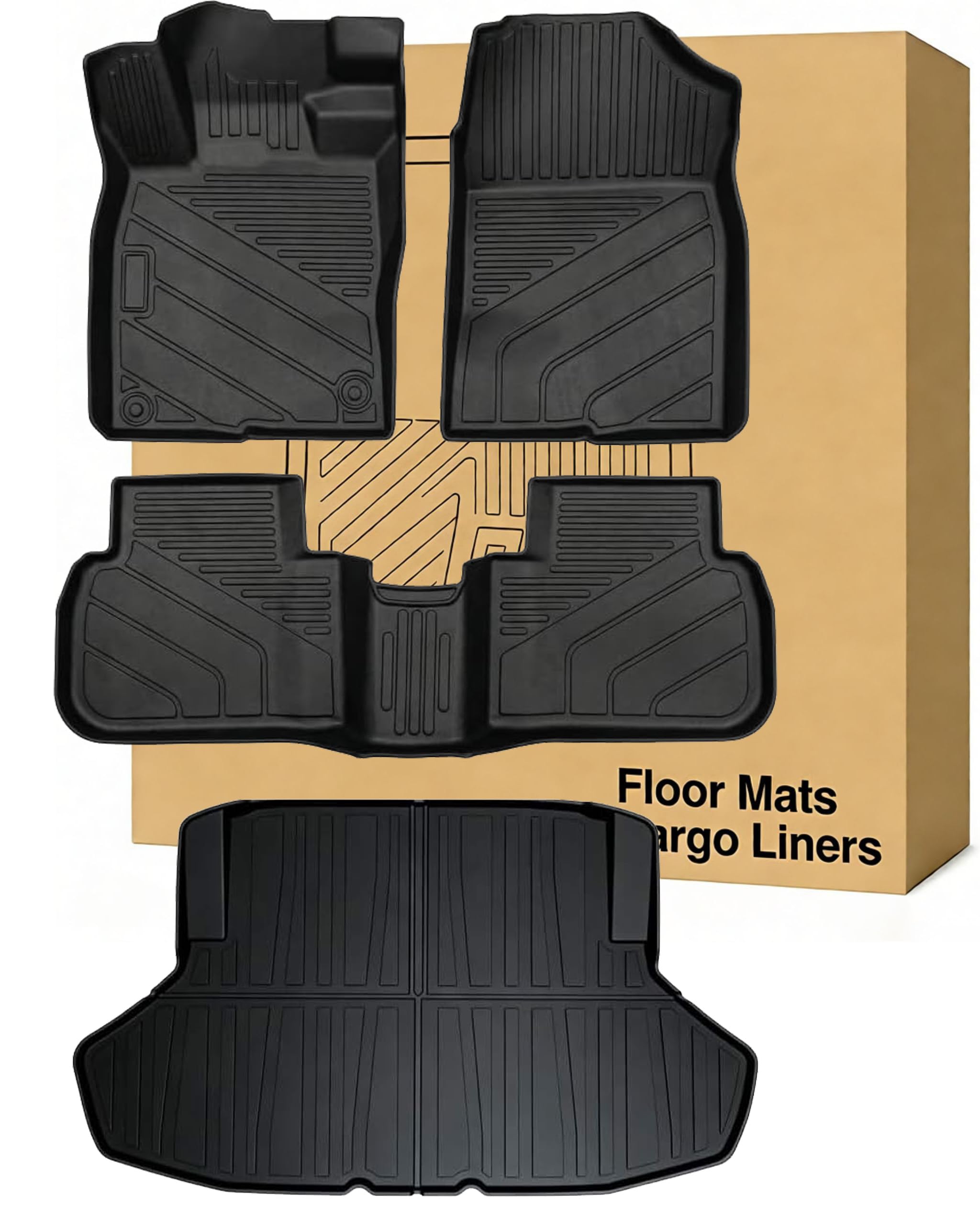View 1 of **MISSING CARGO MAT** All Weather Floor Mats Cargo Liners Custom for Honda Civic Sedan 2022-2026
