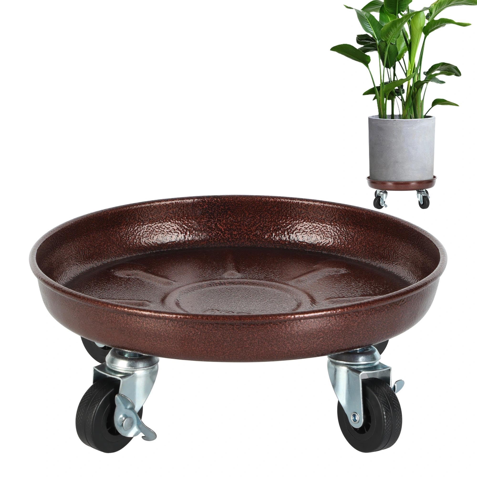 Nenwic Heavy Duty Plant Caddy with Wheels, 26 cm Capacity 80 kg, 1-Pack â image 1