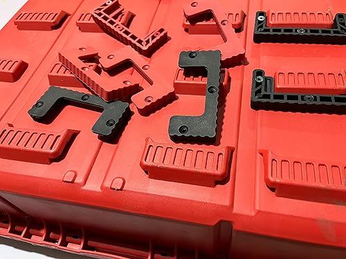 Miniatura 5 de 30 unidades para tacos Milwaukee Packout, tacos compatibles con sistema de embalaje Milwaukee, sistema de almacenamiento MountTool Box en cualquier