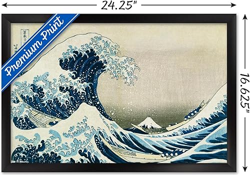 Vista 75 de Trends International Póster de pared The Great Wave (22.375 x 34 pulgadas)