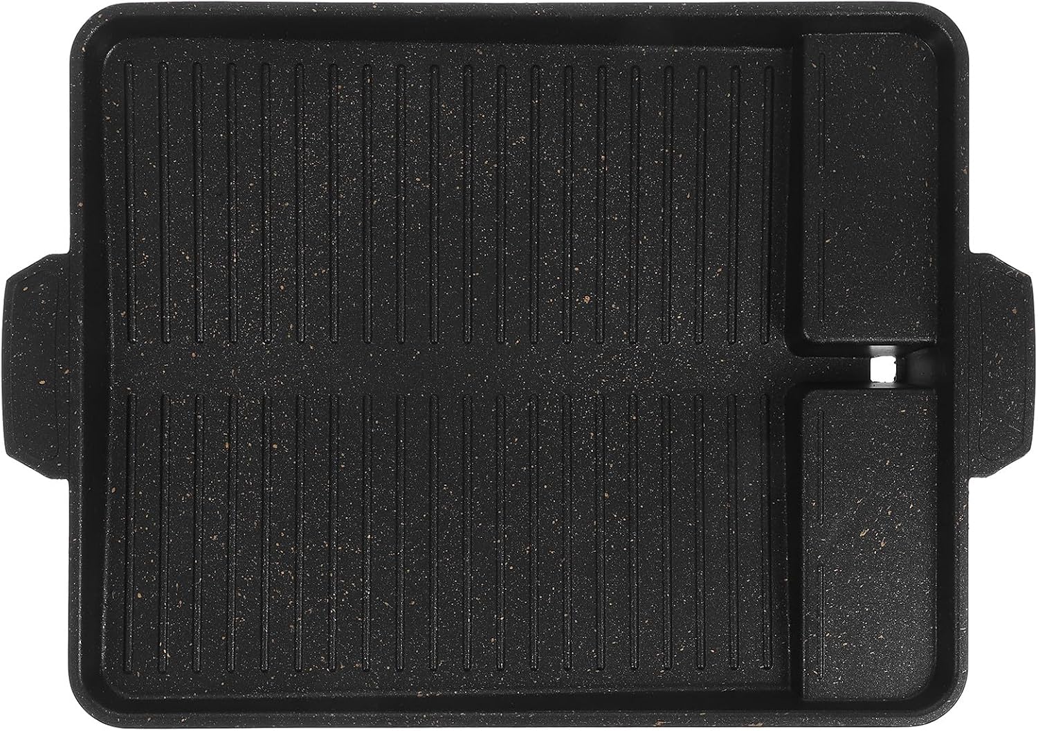 SHINEOFI Rectangular Bbq Roasting Pan Non-stick Coating Korean Grill Pan for Outdoor Home Barbecue Cooking Portable Bakeware Tray