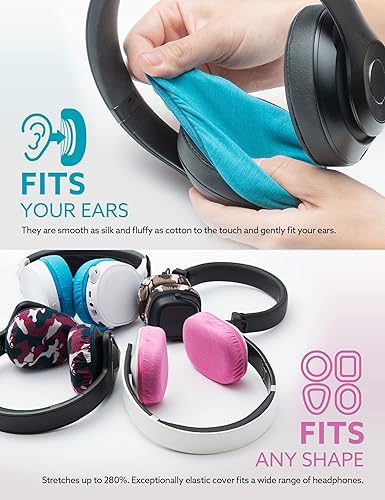 Miniatura 3 de Mimimamo Cubierta para auriculares súper elástica tamaño L (rosa)