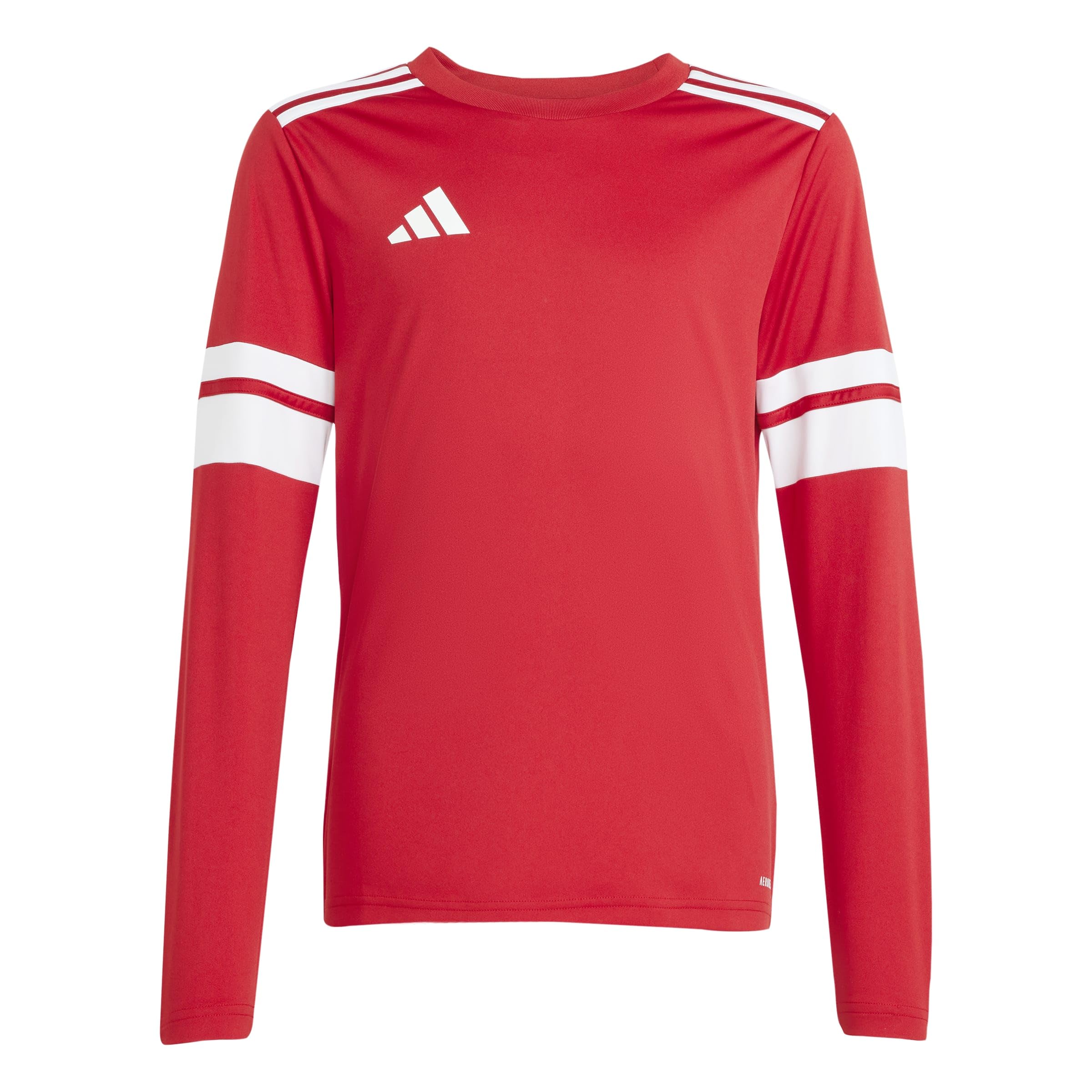 adidas Unisex Kids Squadra25 Jersey Long Sleeve Kids Shirt, Team Power red 2/White, 7-8 Years