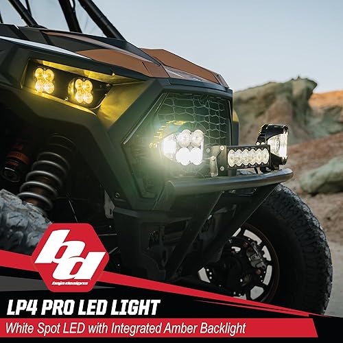 Miniatura 6 de Baja Designs LP4 Pro - Cápsula de luz LED - Iluminación auxiliar para Jeeps, todoterreno 4x4, camión, UTV, ATV (lente de conduccióncombinación