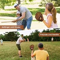 LeapBeast Baseball Kesztyű Labdával, Softball Kesztyű Gyerekeknek és Felnőtteknek, Edzés és Verseny 7