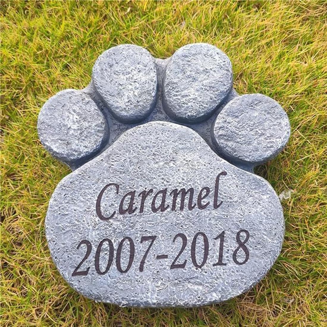 Personalised Pet Memorial Stones for Gardens with Engraved Names