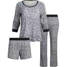 Lucky Brand Womens Pajama Set 3Piece