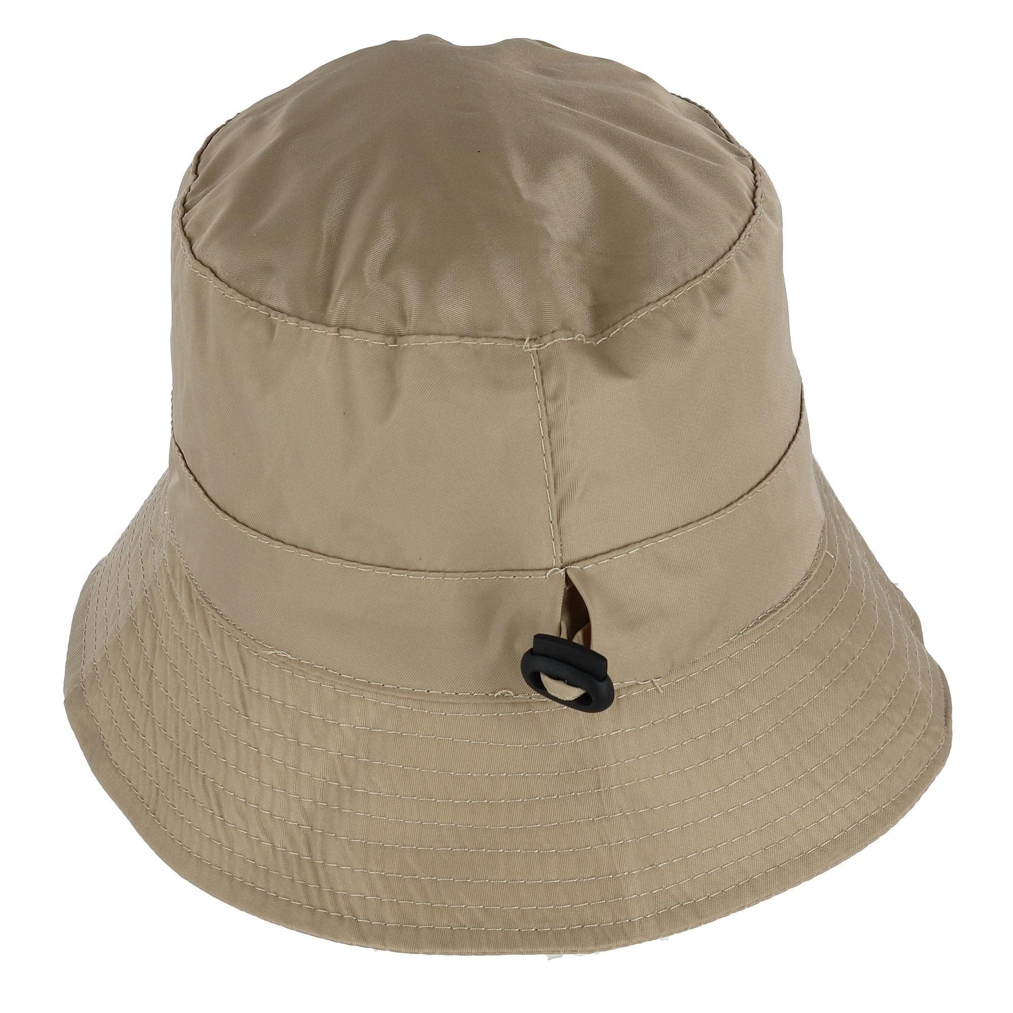 Adjustable Bucket Rain Hat, Windproof Nylon Look, Lightweight Foldable Foldable Brim Rain Hat – lvaizhats main image 4