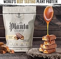 Vista 3 de Ambrosia Planta - Polvo de proteína a base de plantas 20g Polvo de proteína vegana sin lácteos con aminoácidos BCAA Apto para dieta cetogénica