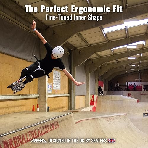 Miniatura 5 de REKD Casco Ultralite  Ligero y protector para deportes de acción  Certificado EN1078 y CPSC  Ajuste personalizable  Logotipos de sello térmico en