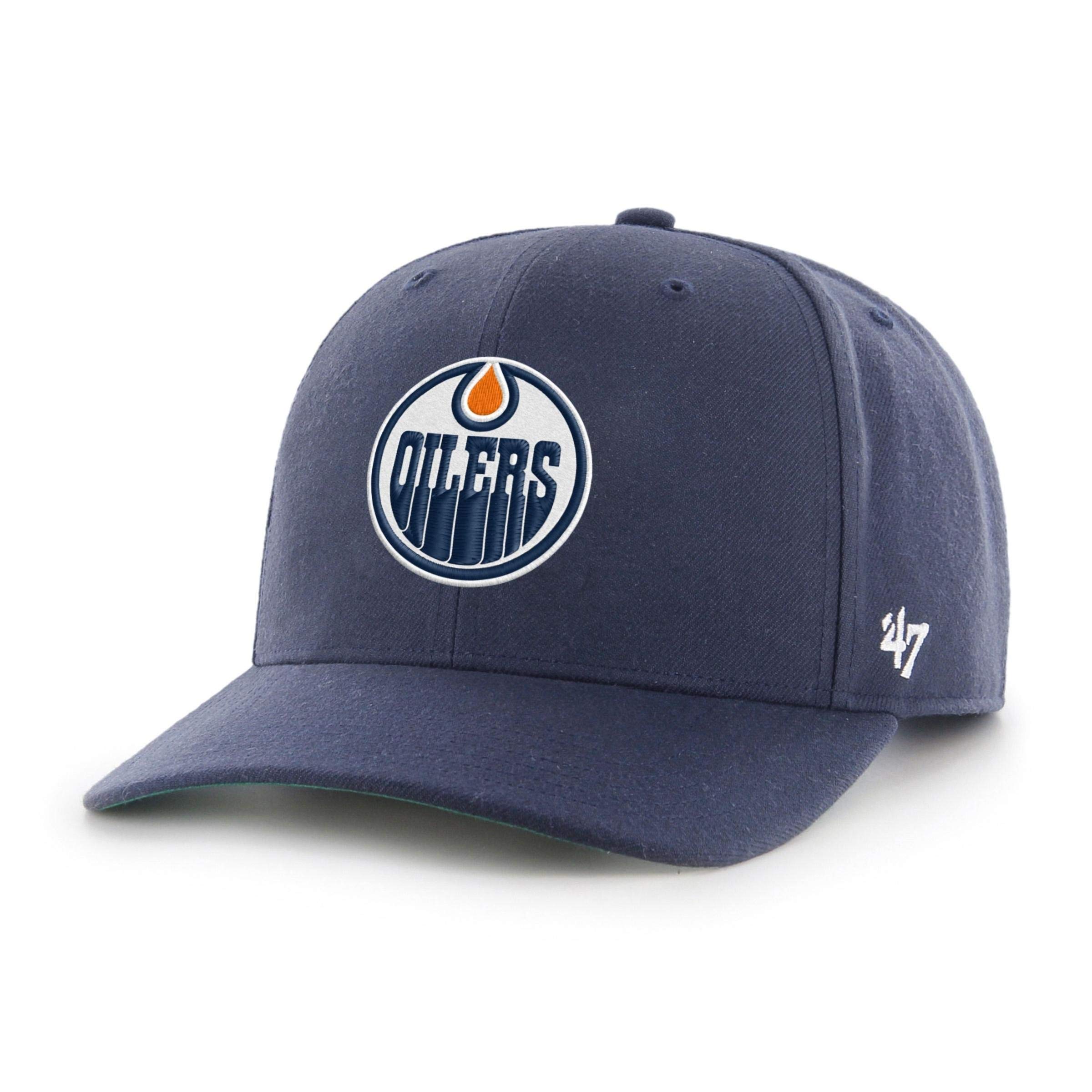 Unisex Blue 47 Brand Low Profile Snapback Cap - Zone Edmonton Oilers