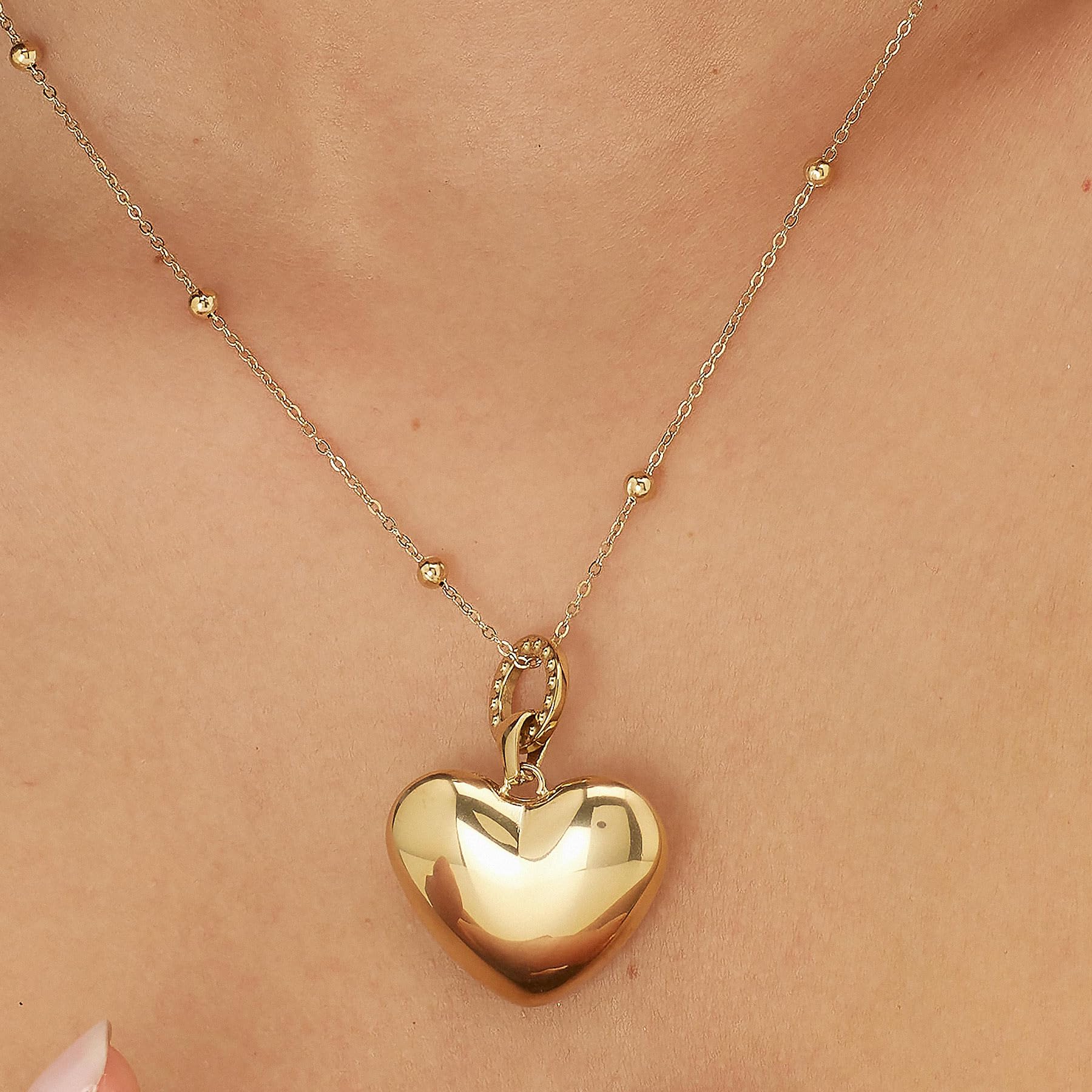 S'Agapõ Collana Donna in Acciaio con Simbolo Cuore | Collezione Stellar - SSE14