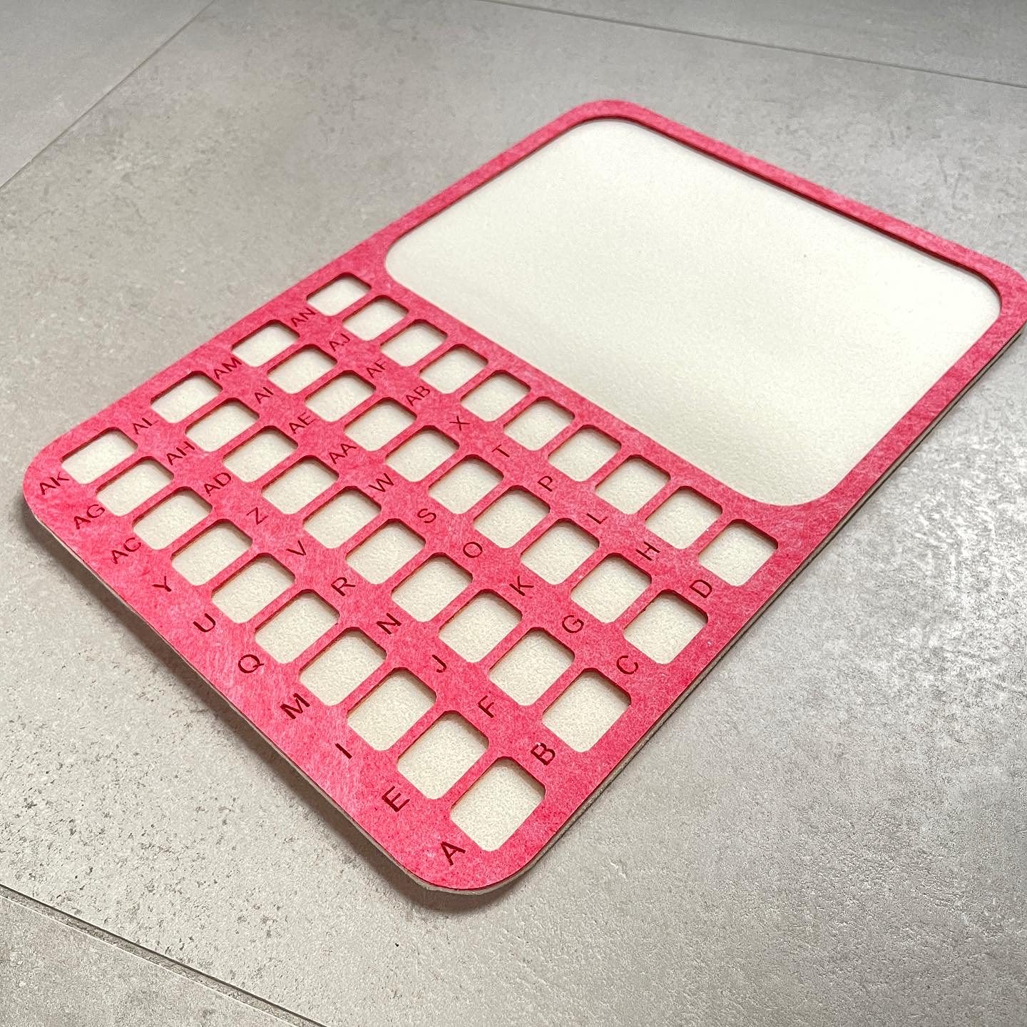 Générique Tapis de perlage organisateur de perles 40 cases taille XXL