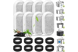 8 Pack KittySpout Replacement Filters: Fresh, Healthy Water for Your Feline Friend