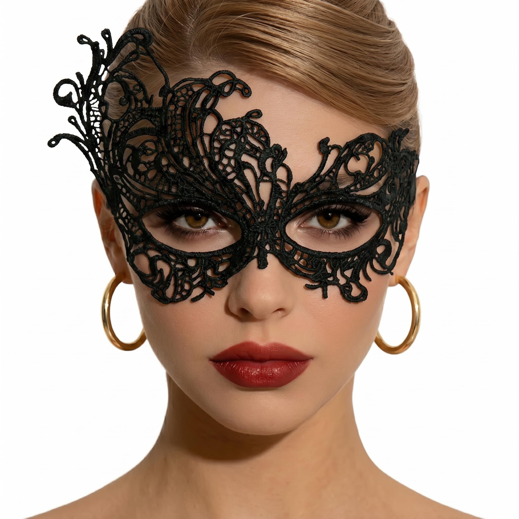 Photo 1 of Mordarli Masquerade Mask - Venetian Lace Eye Mask