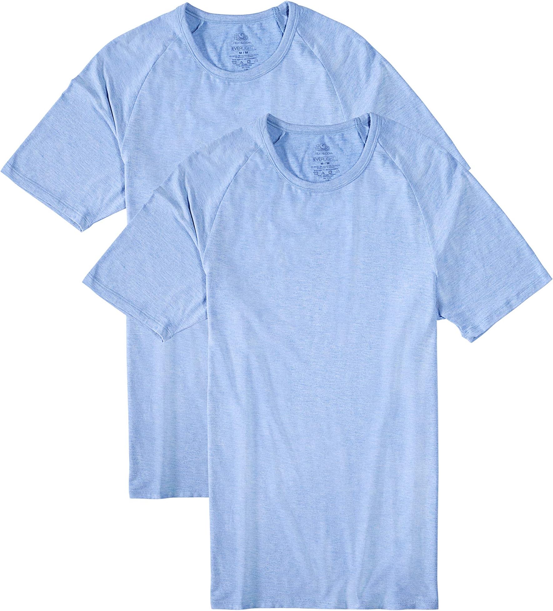 Fruit of the Loom Men's Everlight Modal Raglan Crew T-Shirt