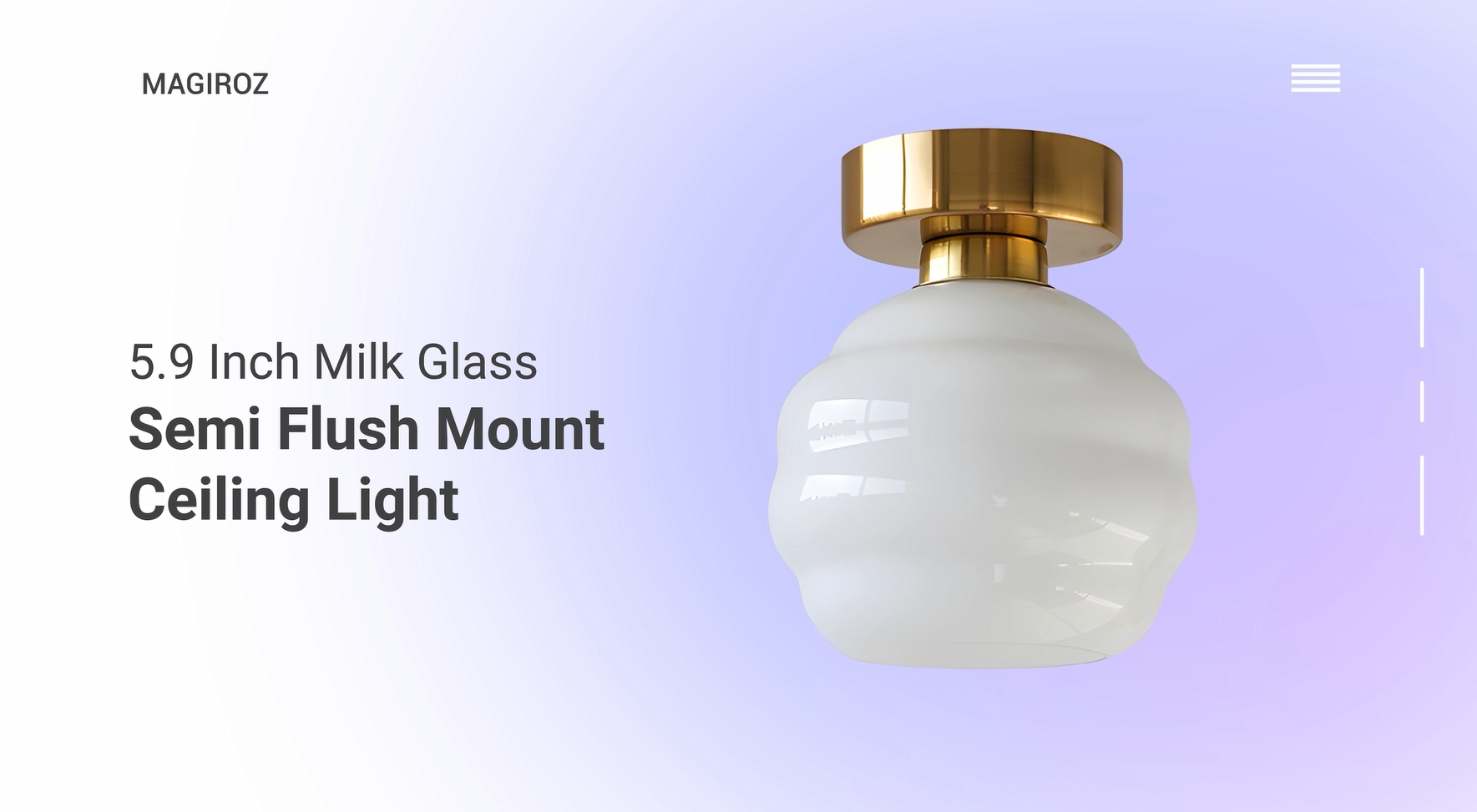 Image of Brushed Brass Wall Sconces 1 Light Mid Century Modern Antique Gold Wall Light Fixture with Yellow Globe Glass Shade Industrial Indoor Wall Lamps for Mirror Bedroom Hallway MCL13GD-1 (1 Pack)