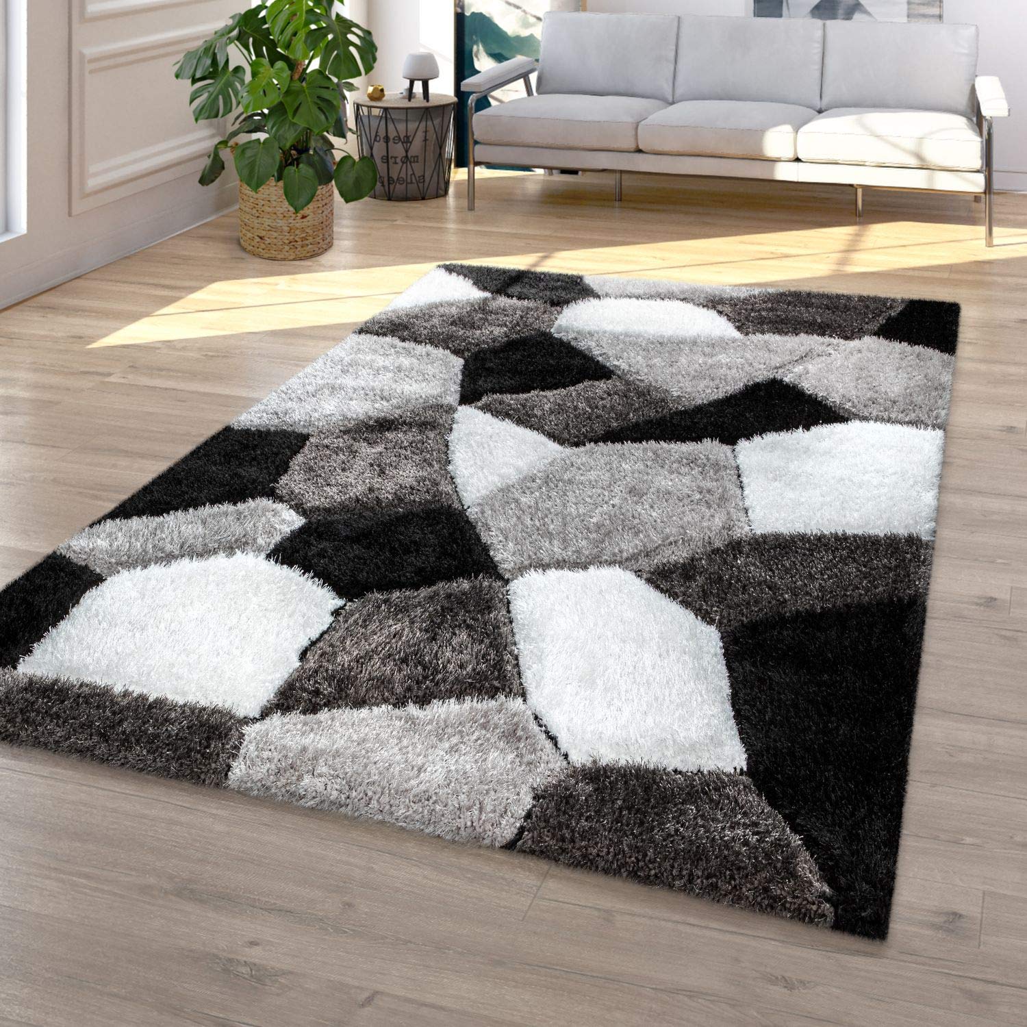 Modern vloerkleed - Lely Antraciet