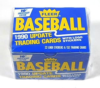1990 Fleer 10th Anniversary Update Baseball 132c