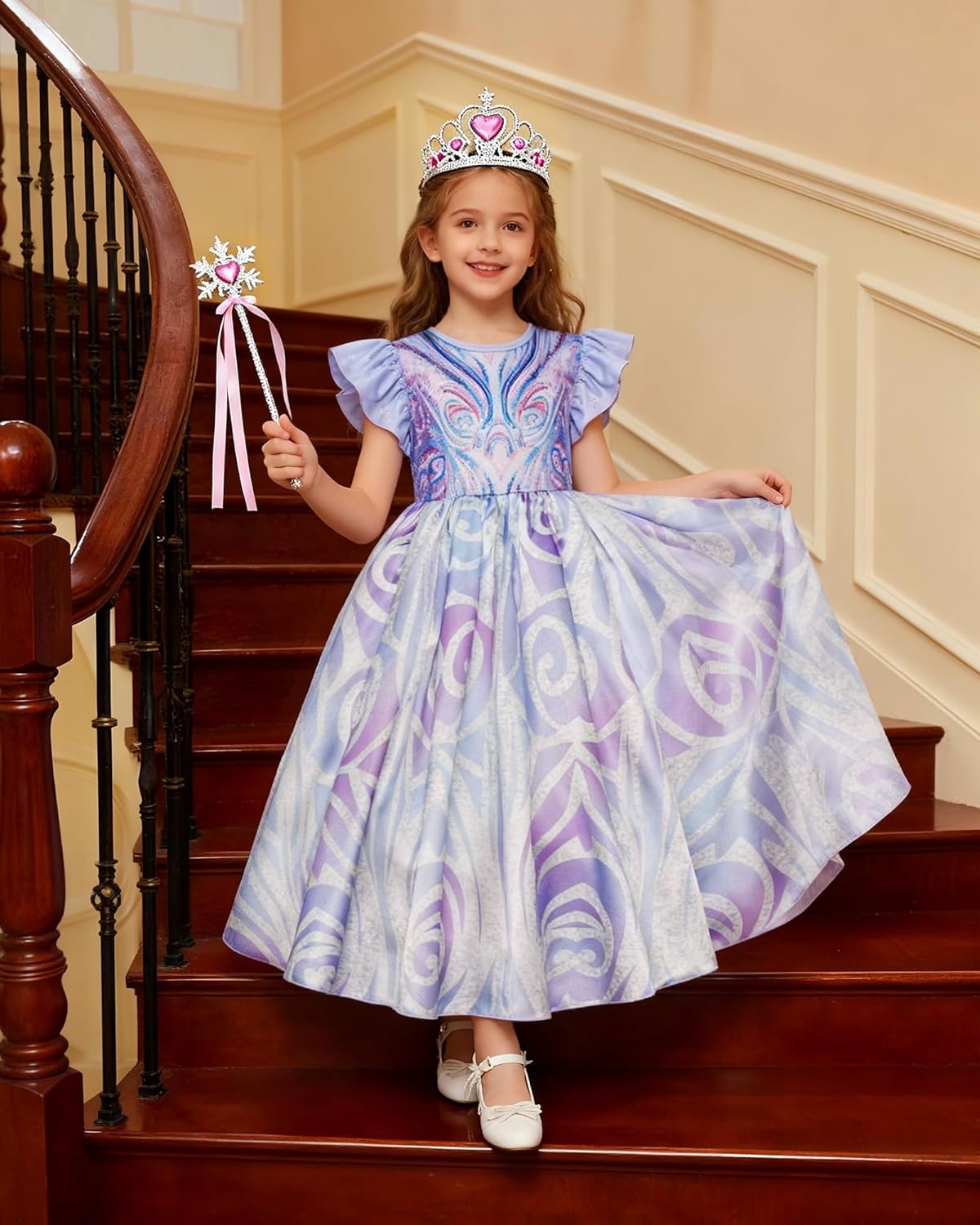 Good Witch Dress for Girls Movie Character Tulle Princess Dresses Cosplay Outfits With Accessories - Image 2