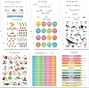 Educational Preschool Learning Posters,Alphabet ABC Posters for Toddlers Classroom Playroom Wall Decor,Counting Chart for Kindergarten,Pre K Learning Poster for Toddlers 1-3 Homeschool Supplies