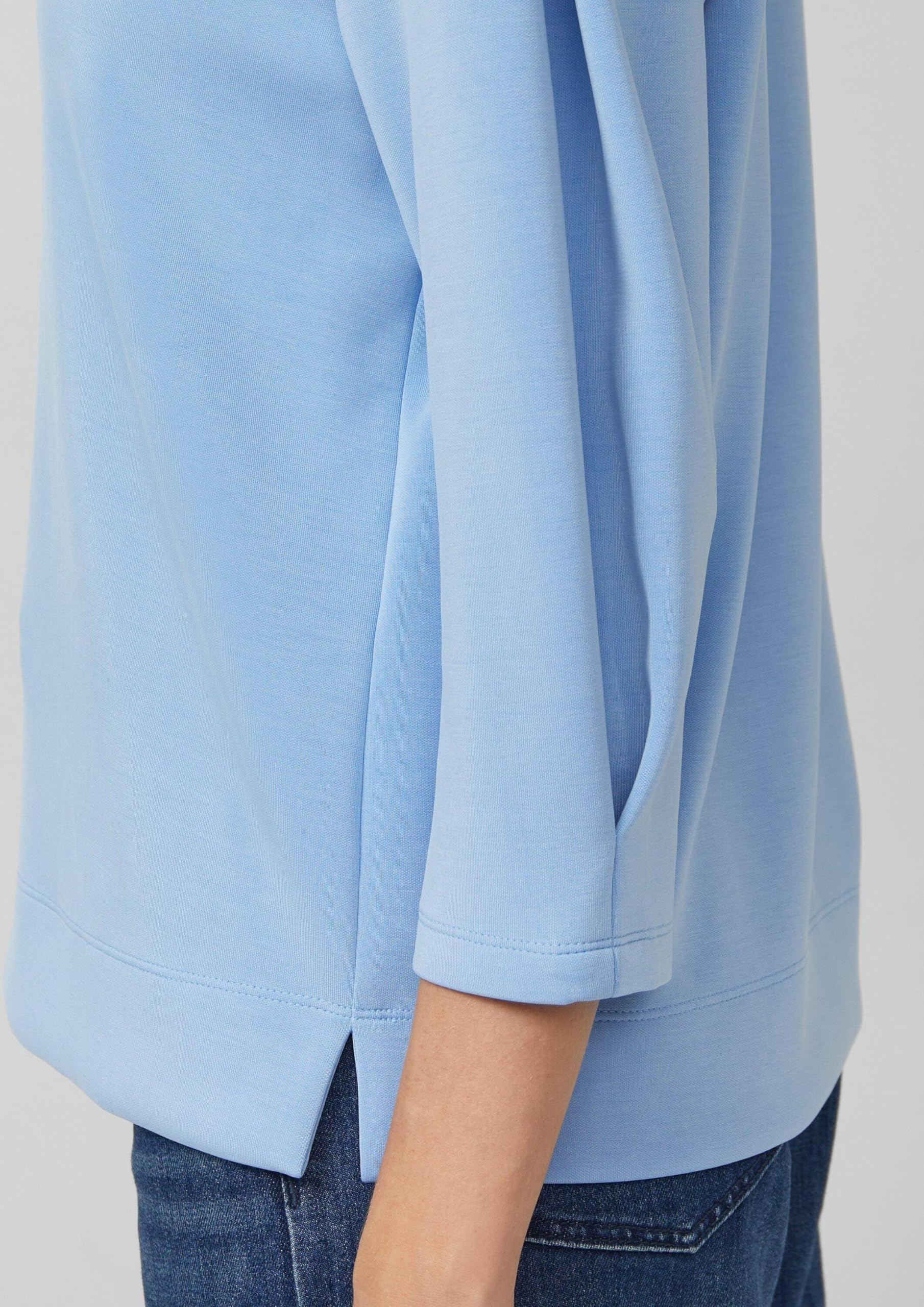 s.Oliver Sweatshirt aus Scuba mit 3/4-Arm